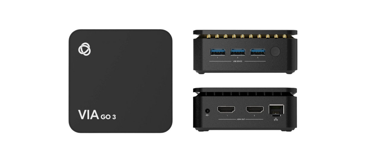 VIA-GO3 Compact & Secure 4K Wireless Presentation Device