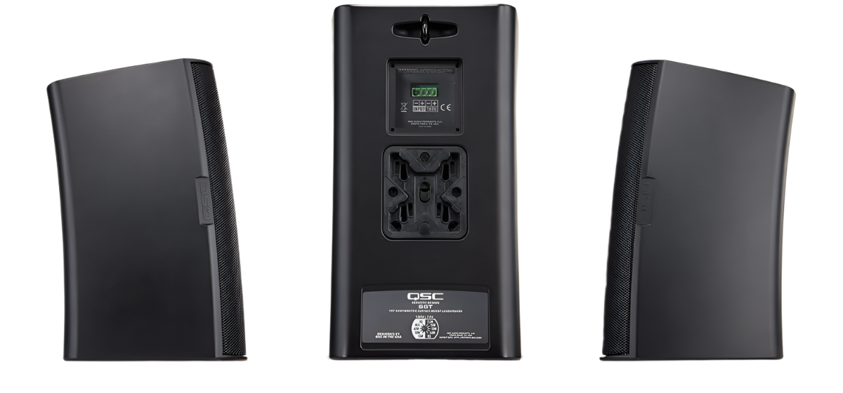 ADS6T 6.5" 2-Way Surface Speaker 70/100v 8ω Bypass 105° (Pair)