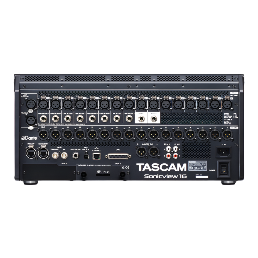 SONICVIEW 16XP Live Mixing Station 16 Track Recording