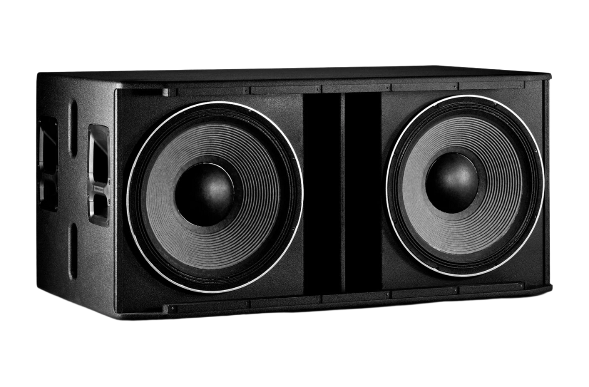 SRX828SP 2000 Watt Powered dual 18" Subwoofer Featuring Crown Amplification, Network Control
