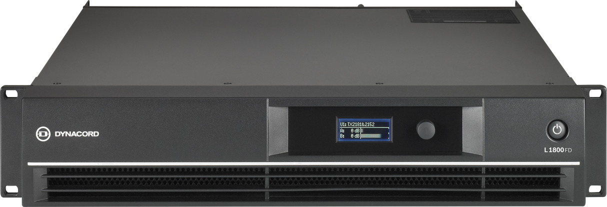 L1800FDUS DSP Power Amplifier 2 x 950W With FIR Drive XLR/NL4 Connectors