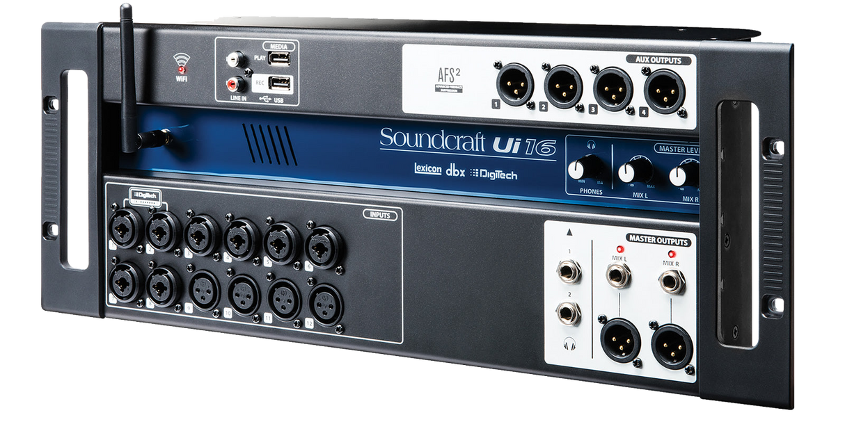Ui16 16-Channel Digital Mixer with Wireless Control