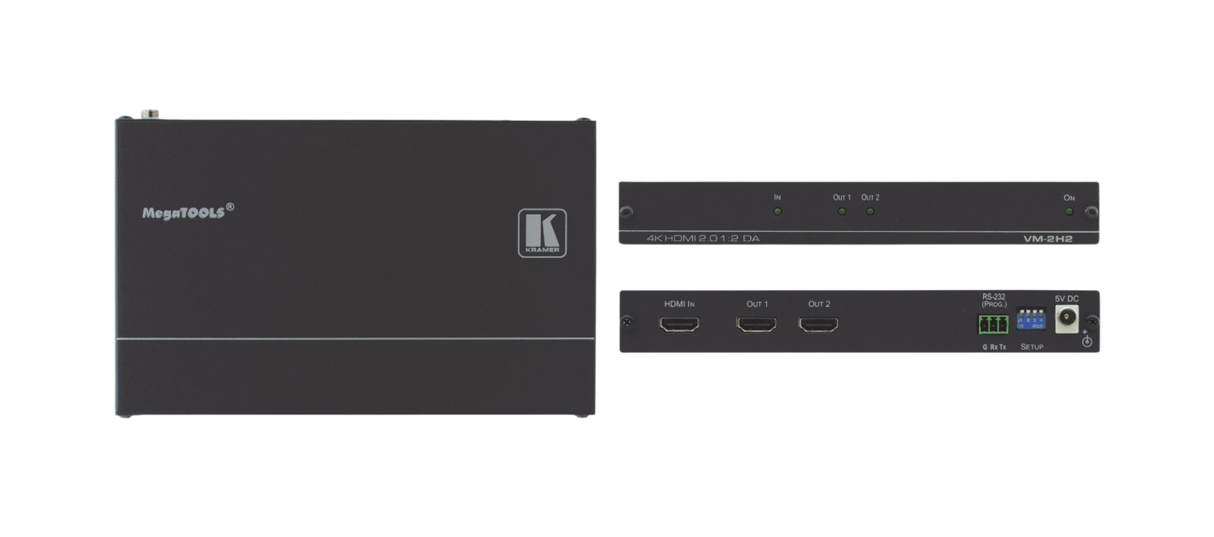 VM2H2 1:2 4K HDR HDMI Distribution Amplifier