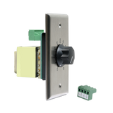 AT10 Attenuator 10 Watt Single Gang Stainless Steel 70.7V Commercial