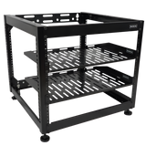 CFR1610-B1 10U AV Rack Stackable Open Frame Network Rack