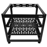 CFR1610-B1 10U AV Rack Stackable Open Frame Network Rack