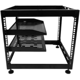 CFR1610-B1 10U AV Rack Stackable Open Frame Network Rack