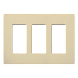 CW-3 Claro Wall Plate 3 Gang