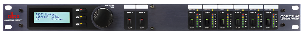 ZonePRO 1260 12x6 Digital Zone Processor