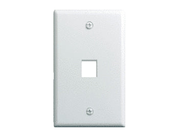 WP3401WH10 1 Gang 1-Port Wall Plate 10 Pack