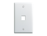 WP3401 Single Gang Wall Plate 1 Port