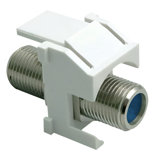 WP3481 Nickel Recessed 3 Ghz Keystone F-Connector