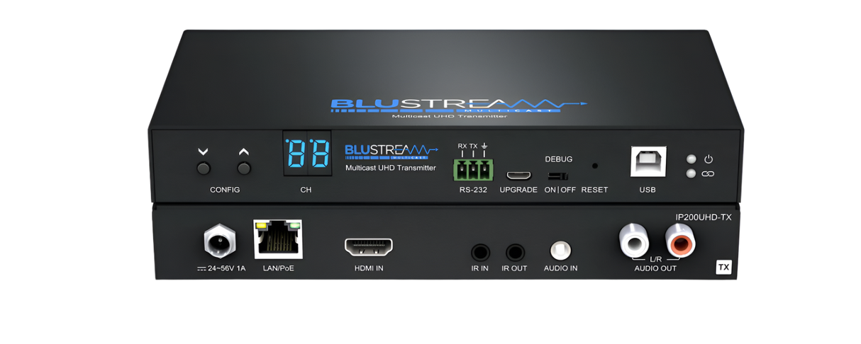 IP200UHD-TX HDMI over IP Transmitter 4k with POE & HDCP2.2