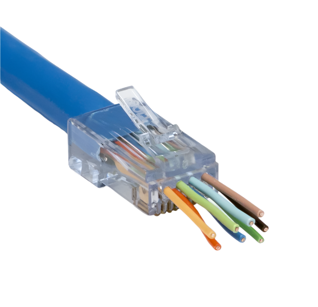 100047C ezEX®38 Cat5e Connector 50/Clamshell