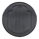 T3DV2SBLK HDMI and 2 Keystone Connectors w/AC Plug Round Black