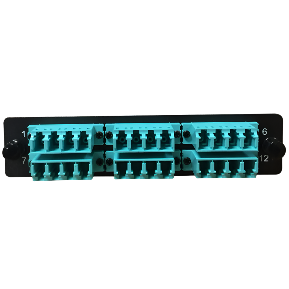 FPP-AD-L32-06 LGX Fiber Adapter Panel with 6 LC Quad Adapters/Ports