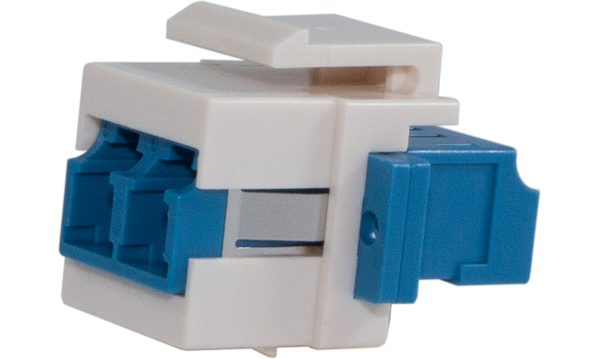 S2D-KS-LCLC Fiber Optic Keystone Adapter Duplex LC to LC OS2