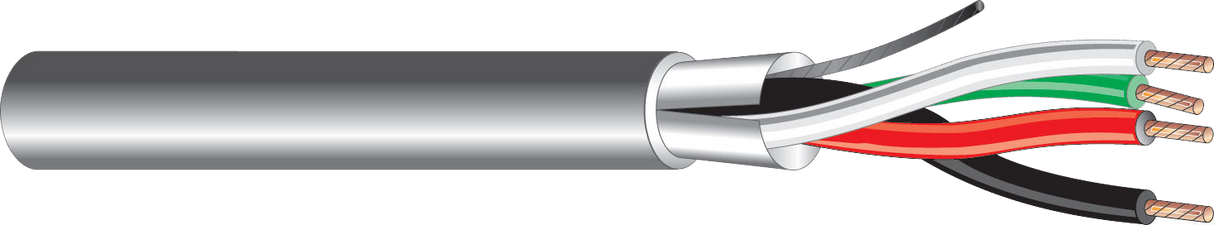 22/4 Stranded Shielded Plenum Jacket