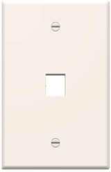 WP3401 Single Gang Wall Plate 1 Port