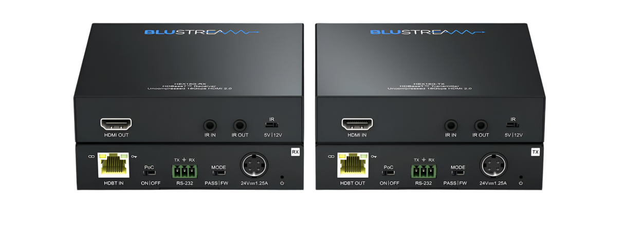 HEX18G-KIT HDBaseT™ Extender Set Supporting Uncompressed HDMI 2.0 4K