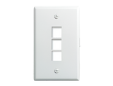 WP3403 1 Gang Wall Plate 3 Port