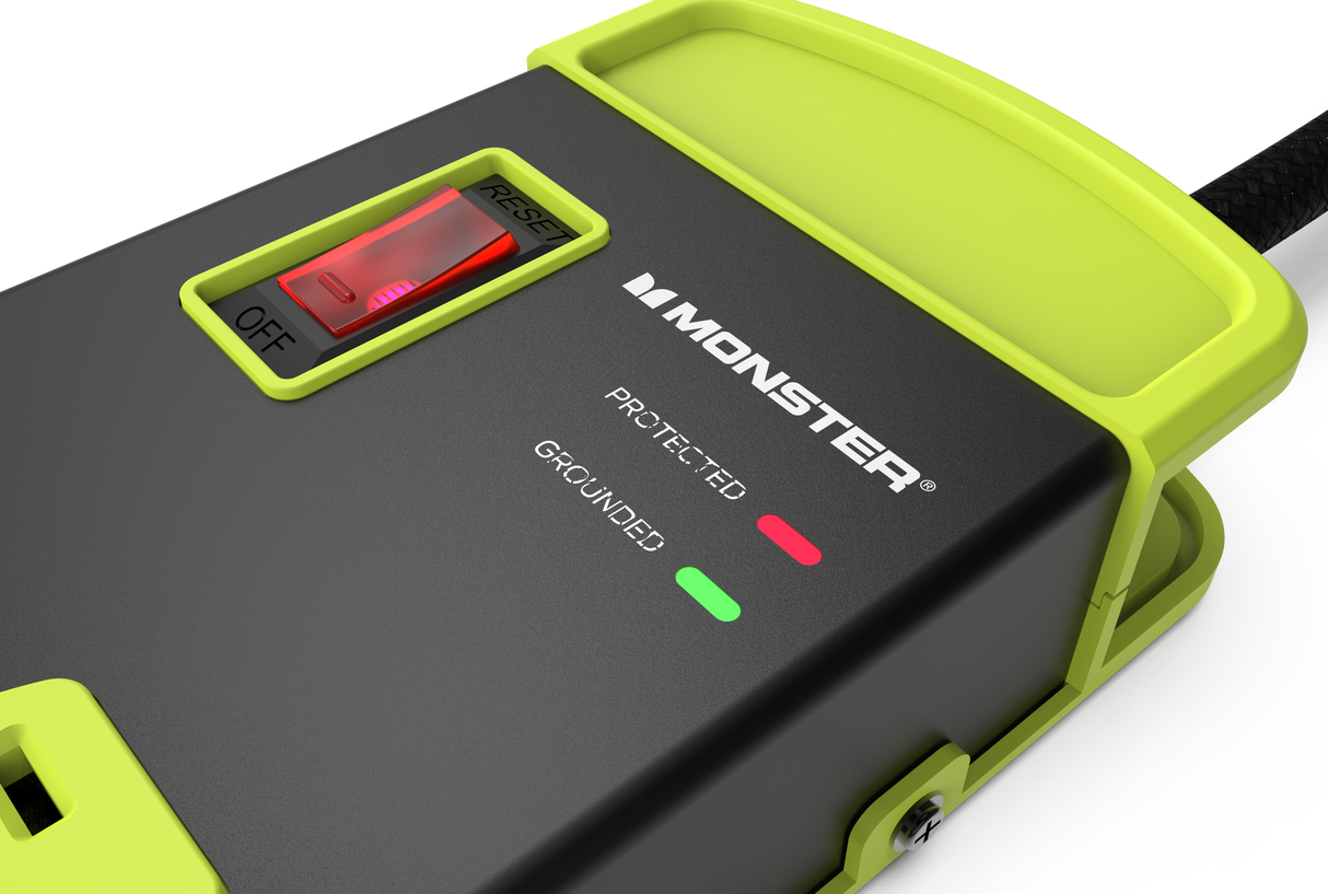 ME5010 Power Strip Surge 8 AC 2 USB A