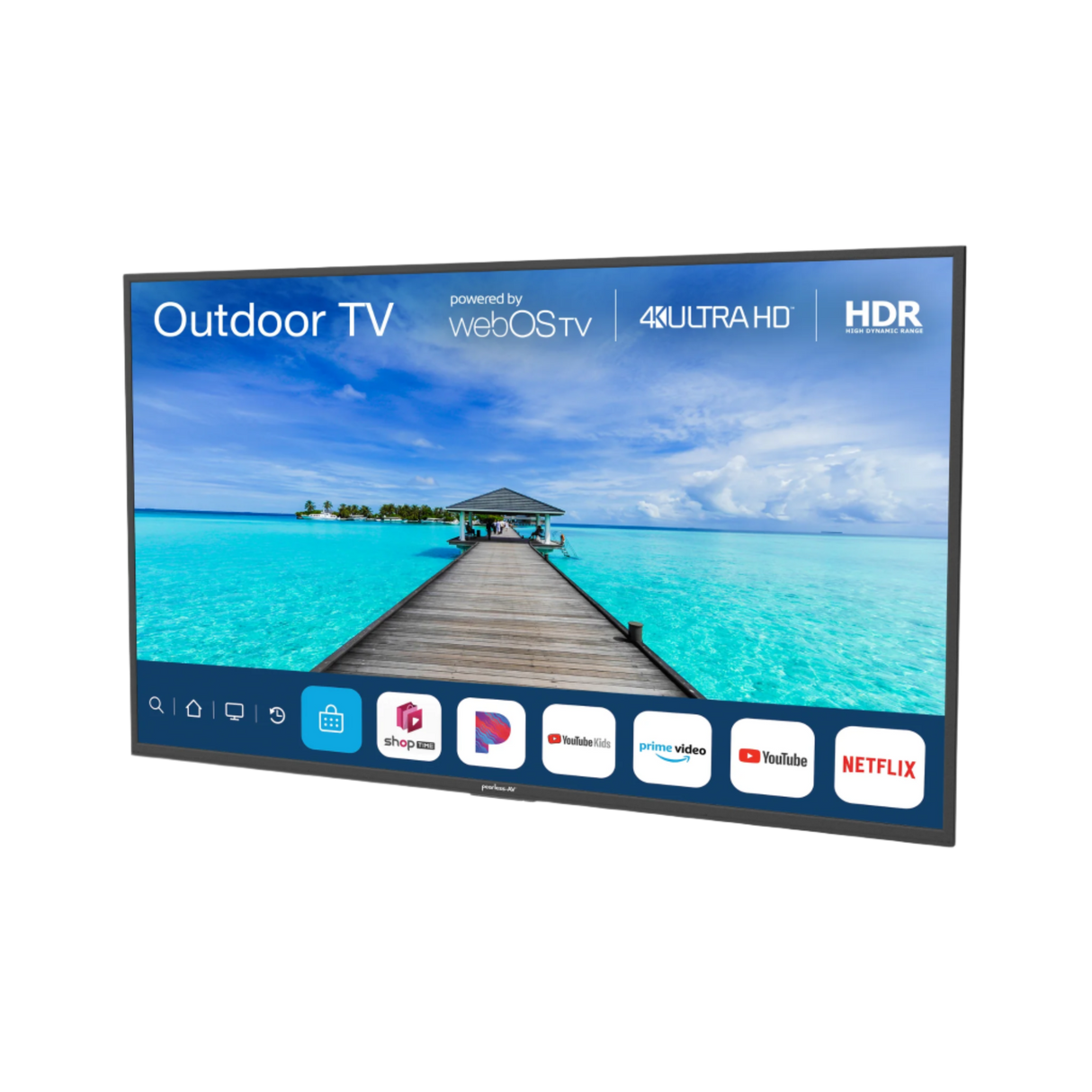 Neptune Partial Sun Outdoor 4K TV W/Outdoor Tilt Mount