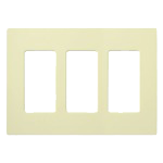 CW-3 Claro Wall Plate 3 Gang