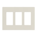CW-3 Claro Wall Plate 3 Gang