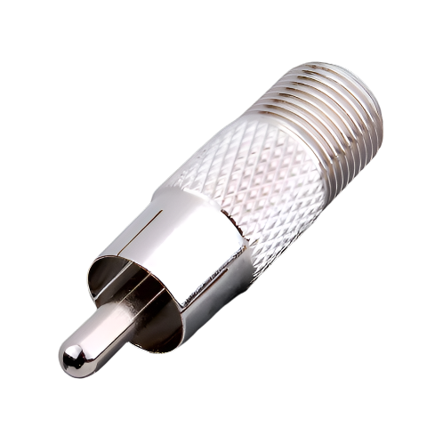 VAD10 Female "F" to RCA Male Plug Adapter