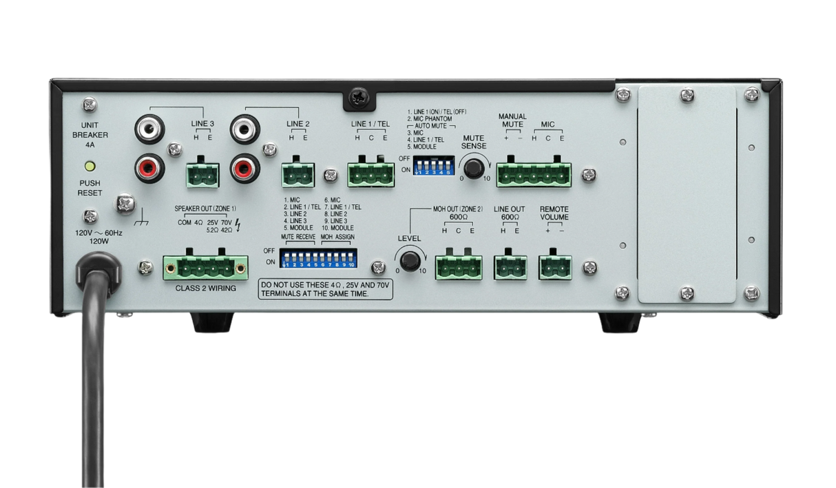 BG2060 Mixer Amplifier 5-Input 60W 4 Ohm/25V/70V