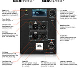 SRX828SP 2000 Watt Powered dual 18" Subwoofer Featuring Crown Amplification, Network Control