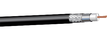 RG213/U 12G Stranded Foil/Braid Black Jacket