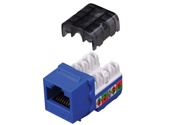 CAT6 90 Degree Keystone Inserts 8 Conductor