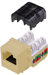 CAT6 90 Degree Keystone Inserts 8 Conductor