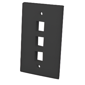Multi-Media Keystone Wall Plate 3-Port