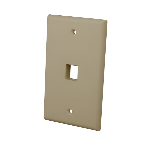 Multi-Media Keystone Wall Plate 1-Port