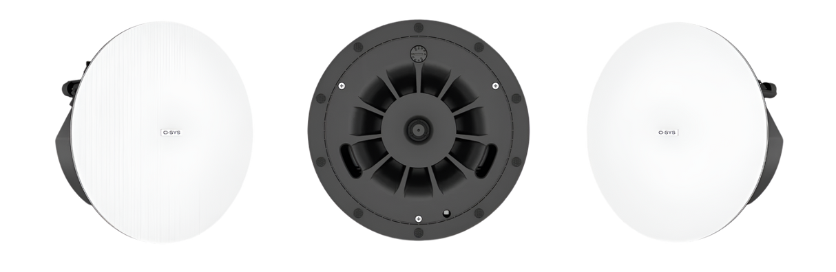 AD-C4T-LPZB-WH 4.5" Two-way Ceiling Speakers 150° Conical DMT Coverage (Pair)