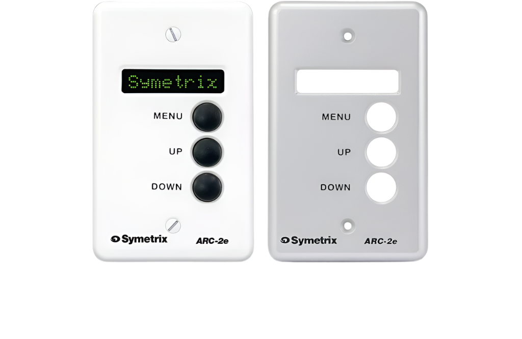 80-0056 ARC-2e Wall Panel Controller with Text Menu Single Gang White