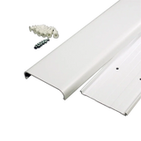 CCSTVK 2 Piece 48" x 3.5" PVC White Flat Screen Kit