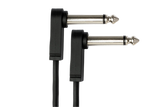 CFP106 Flat Guitar Patch Cable Molded Low-profile Right-angle to Same 6"