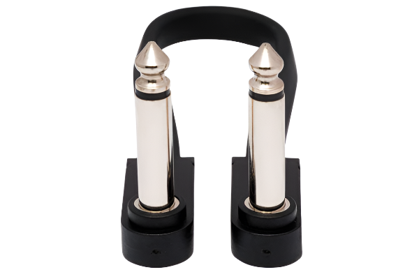 CFP106 Flat Guitar Patch Cable Molded Low-profile Right-angle to Same 6"