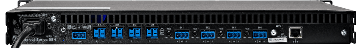CONNECT 354 Amplifier 4 Channel 350W