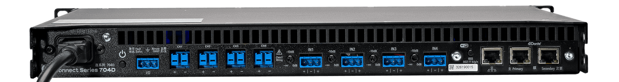 CONNECT 704D 4 Channel 700W Dante