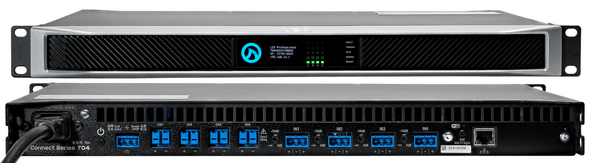 CONNECT 704 Amplifier 4 Channel 700W