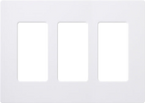 CW-3 Claro Wall Plate 3 Gang
