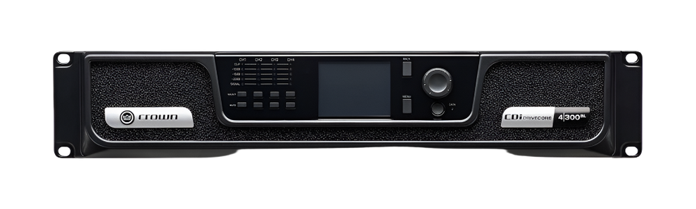 CDi4x300BL Analog + Blu Link Input, 4 Channel, 300w Per Output Channel, Amplifier