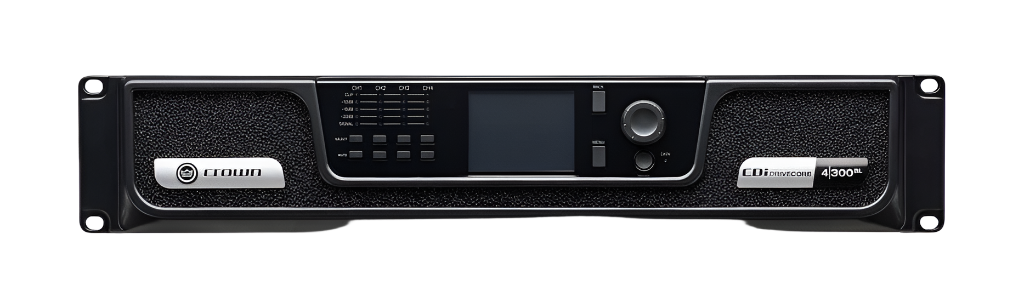 CDi4x300BL Analog + Blu Link Input, 4 Channel, 300w Per Output Channel, Amplifier