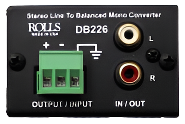 DB226 Stereo Line to Balanced Mono Converter