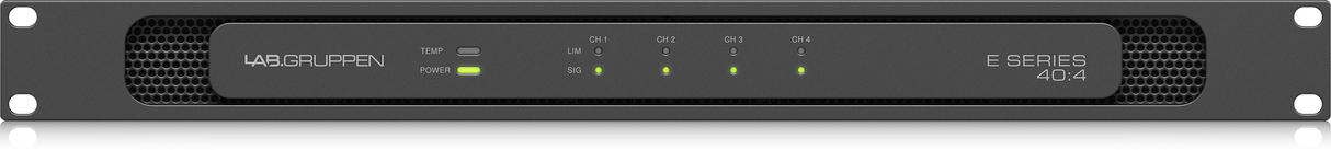 E40:4 4000W Amplifier with 4 Flexible Output-Channels